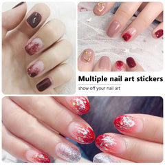 Wokoto gradient nail stickers with soft color transitions