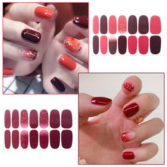 Wokoto gradient nail stickers for versatile daily wear