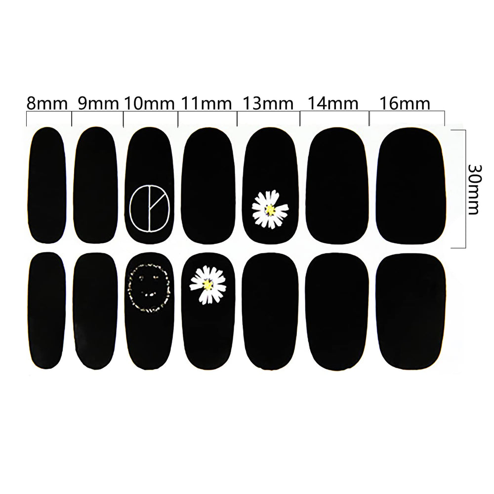 WOKOTO nail sticker self-adhesive technology simplifies application.