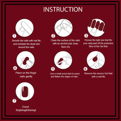 WOKOTO self-adhesive formula on finger, no glue required