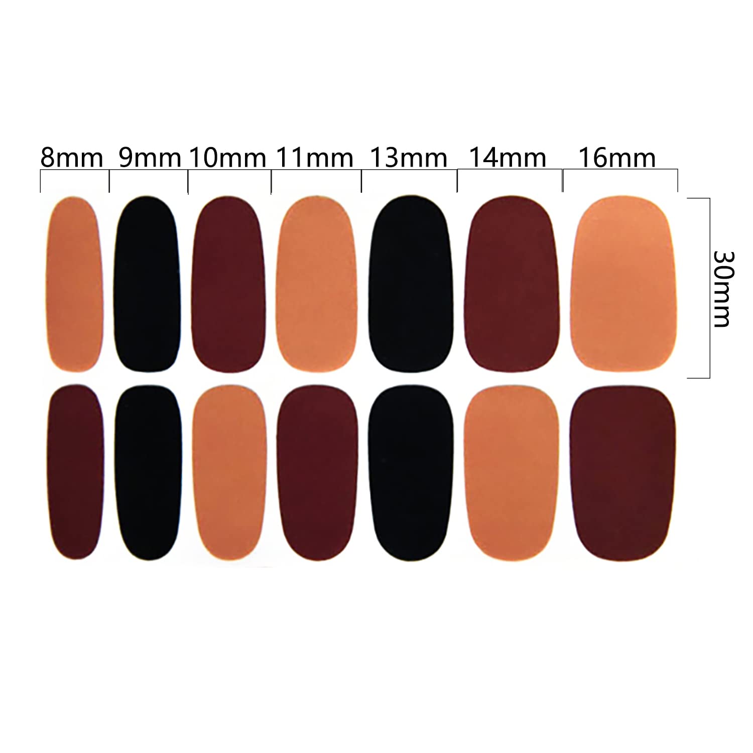 WOKOTO self-adhesive nail wraps apply directly with no polish