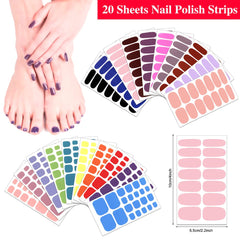 WOKOTO toe nail stickers design variety ensures durable shine for toes.