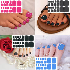 WOKOTO toe nail strips no-drying-time process speeds color application