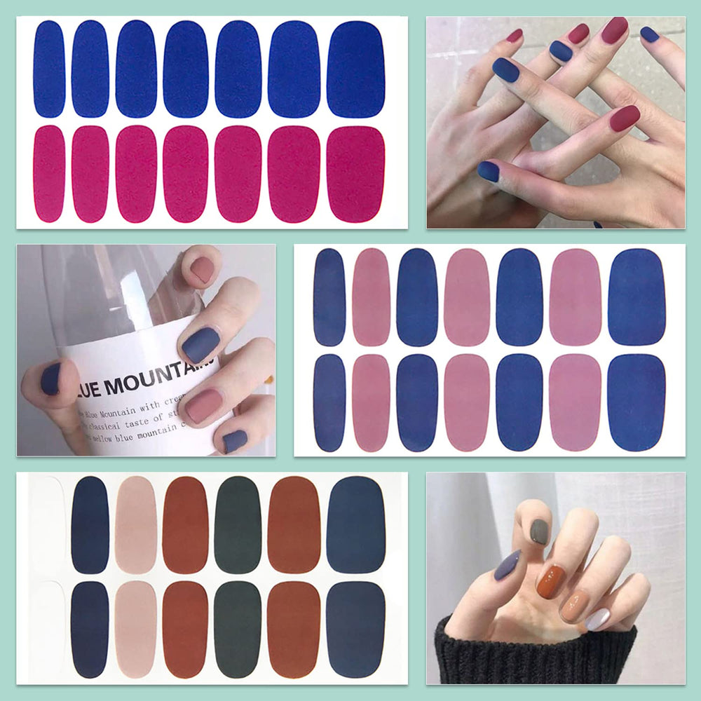 WOKOTO varied sizes wrap set matching different nail shapes