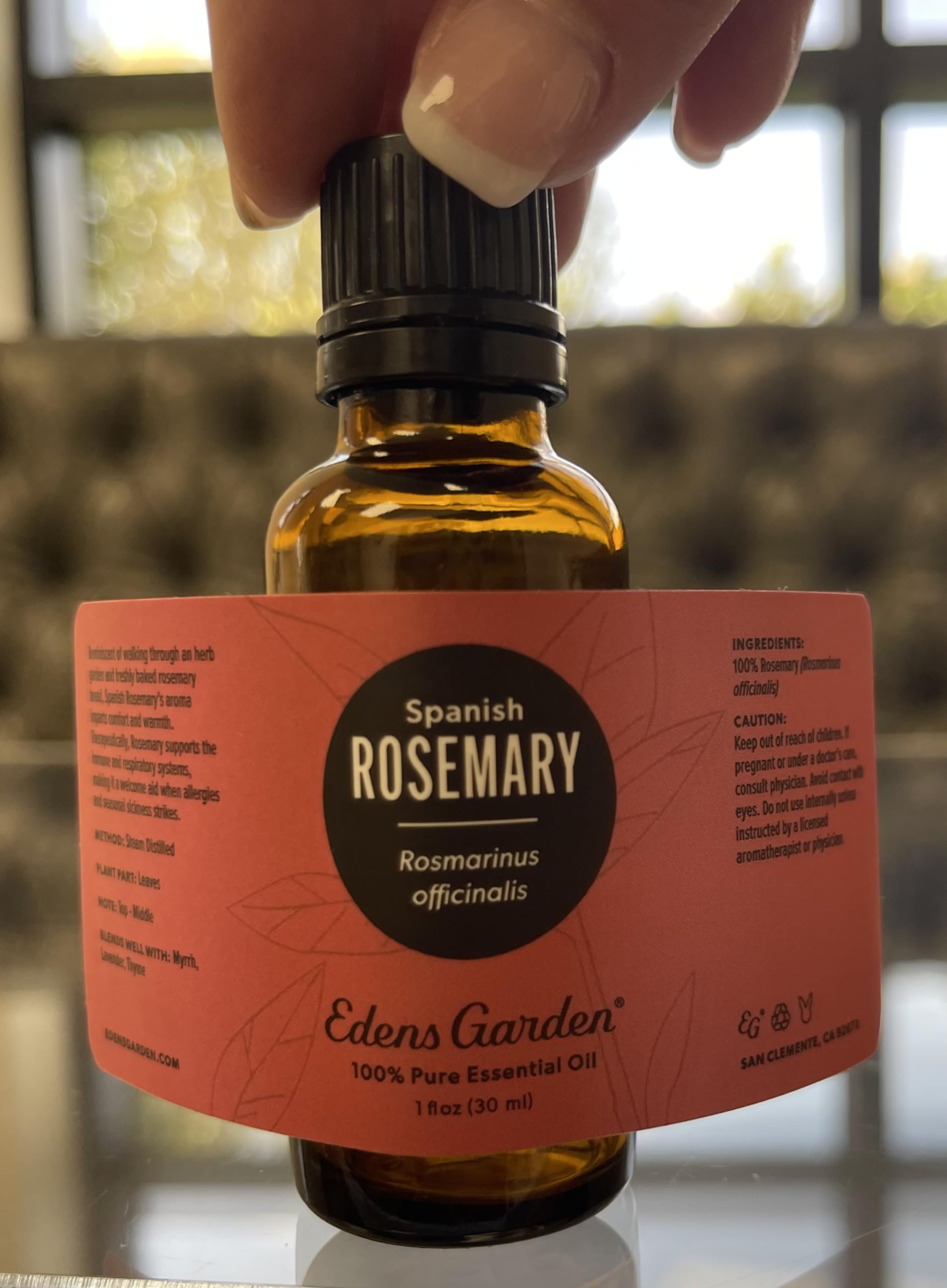 Brand image showing Edens Garden as woman-owned and family-operated