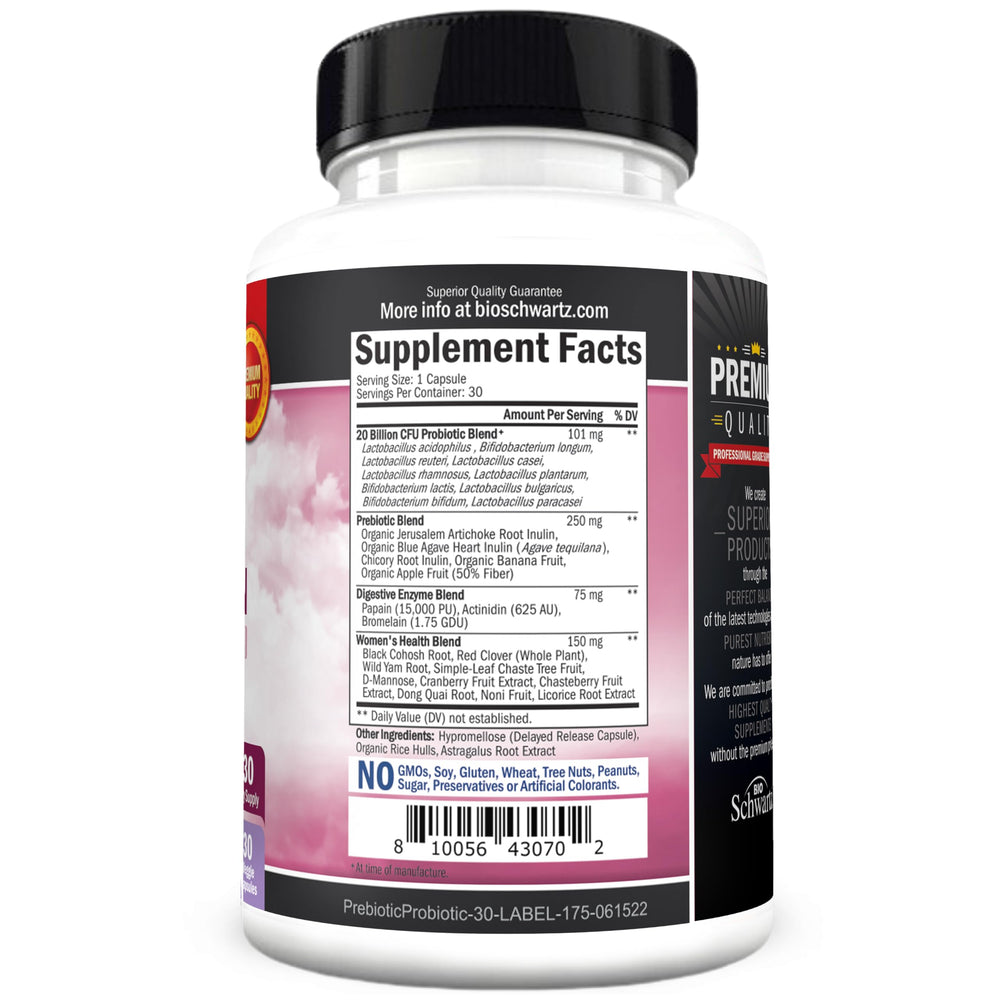 Woman taking a probiotic capsule daily