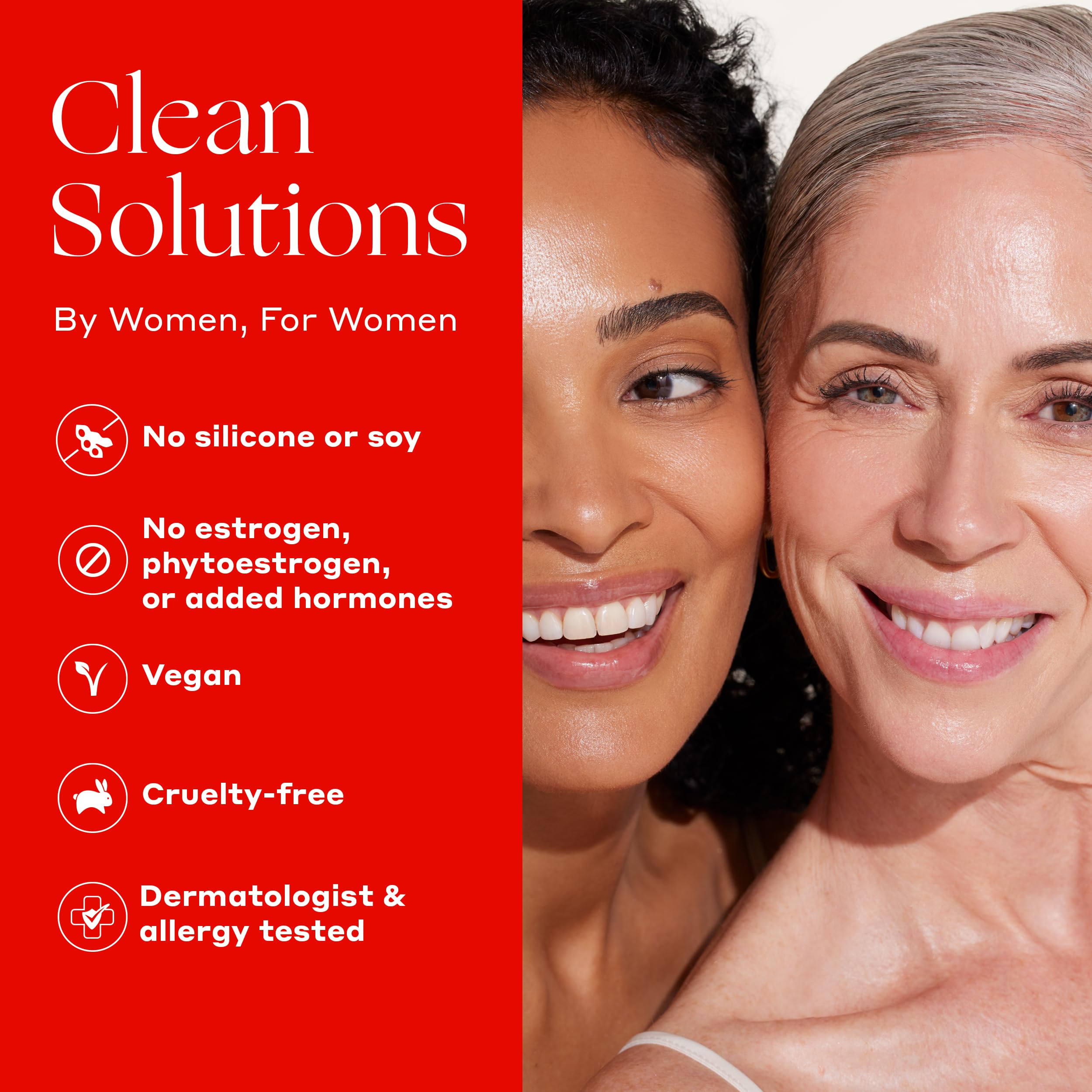 Womaness Daily V Soothe silicone-free image showcases clean, hormone-free external vaginal care solution
