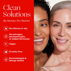 Womaness Daily V Soothe silicone-free image showcases clean, hormone-free external vaginal care solution