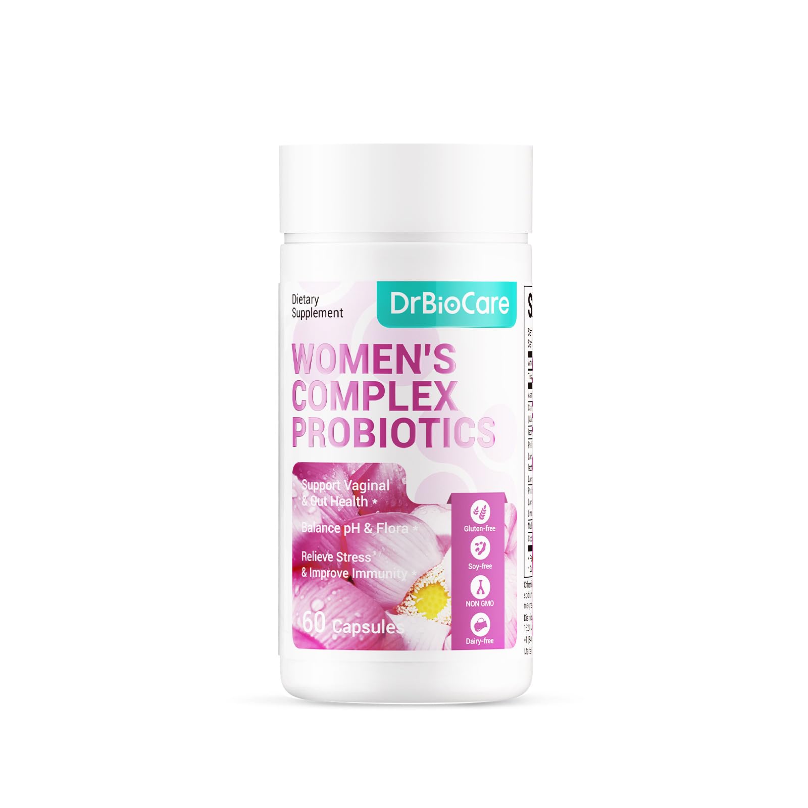 Bottle of Women's Complex Probiotics with 60 capsules