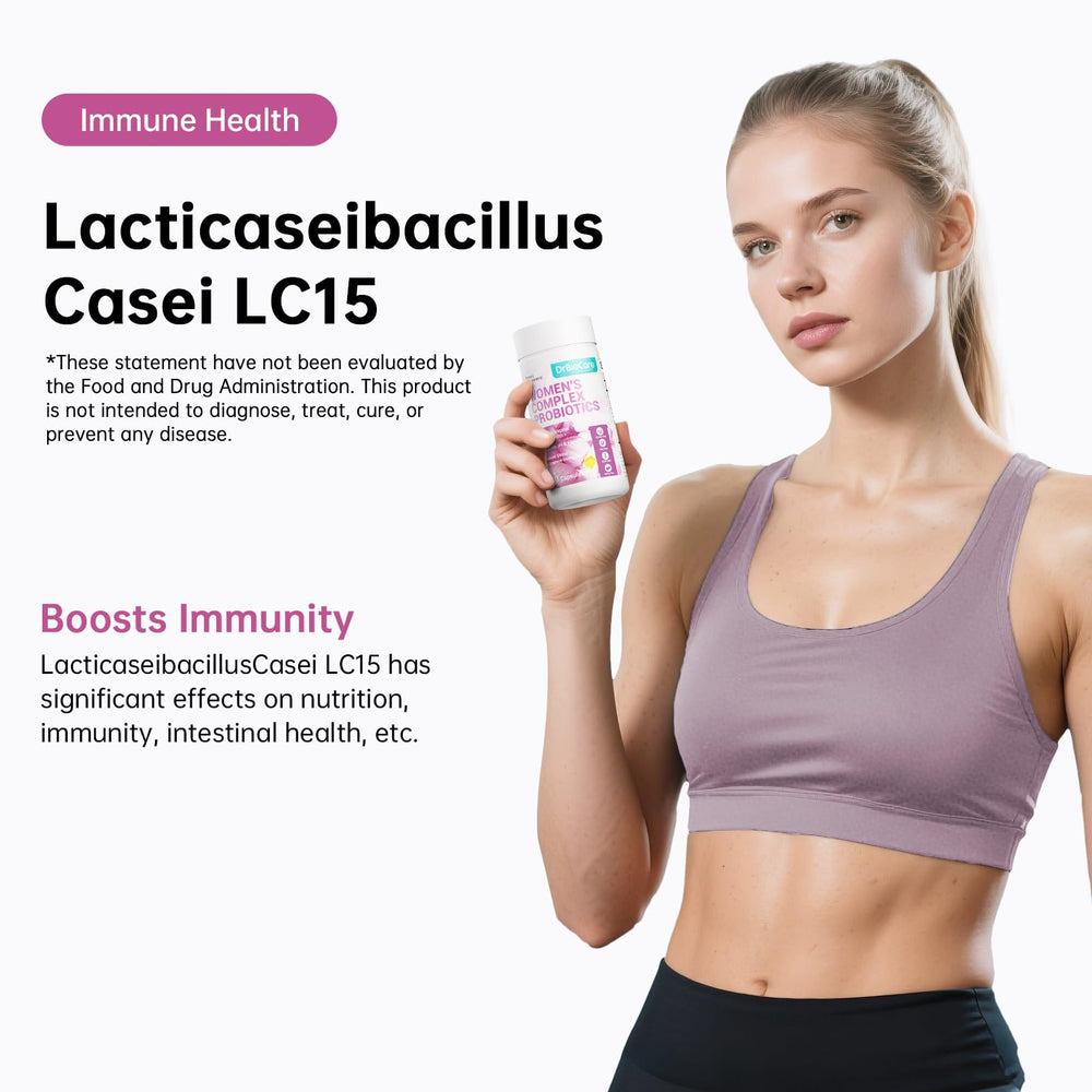 Close-up of probiotic capsules showing 20B CFU