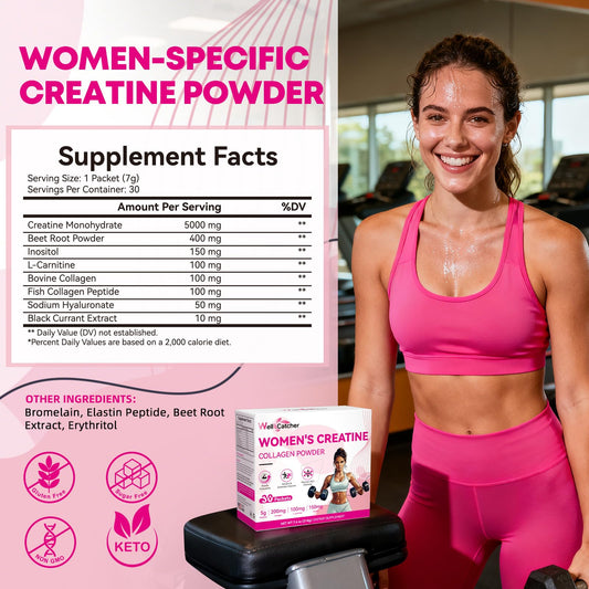 Individual travel sachets for Raspberry Creatine with collagen and beet root