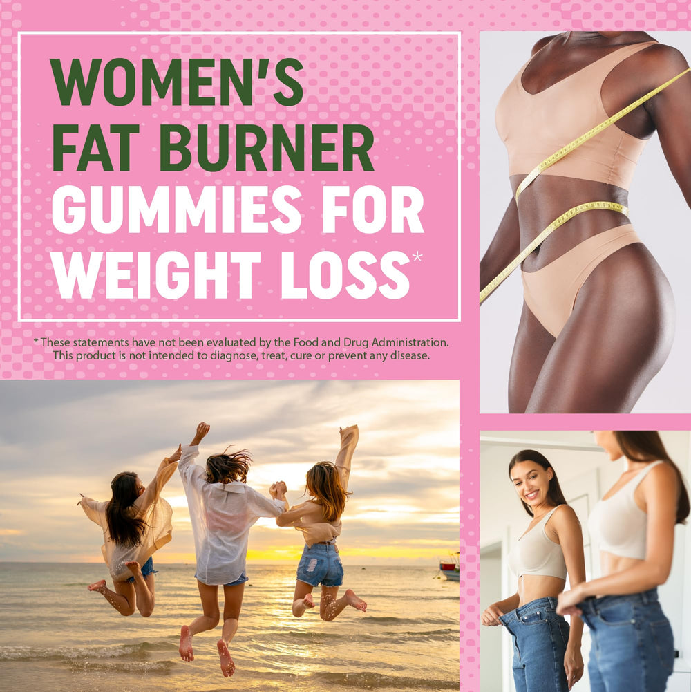 60-count bottle of Women’s Fat Burner Gummies