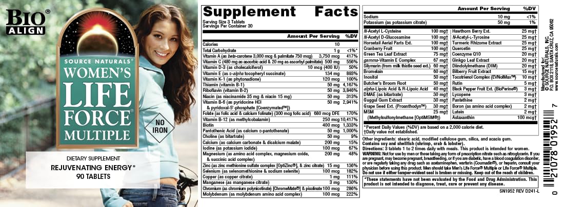 Illustration of energy and immune support benefits for women
