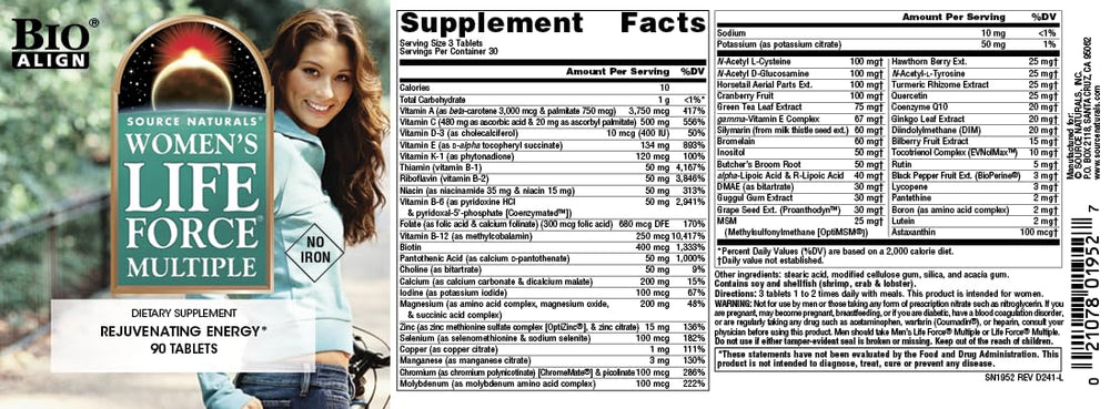 Illustration of energy and immune support benefits for women