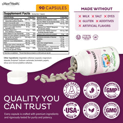 Kosher certified packaging for women's multivitamin
