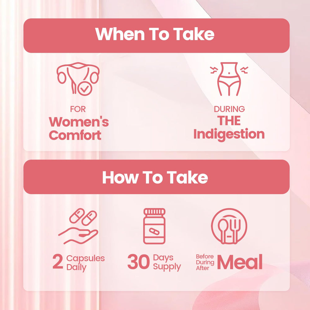 Digestive health concept with gut illustration
