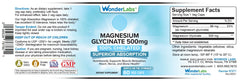 Lifestyle image showing use of Wonder Laboratories Magnesium Glycinate 500mg for sleep and wellness