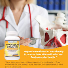 Graphic comparing Mag-Ox 400 and Wonder Labs Magnesium Oxide 400