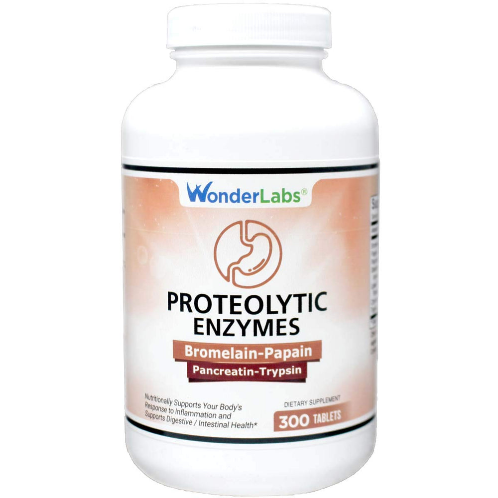 Wonder Laboratories Proteolytic Enzymes bottle front