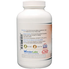 Close-up of bottle showing 300 tablets
