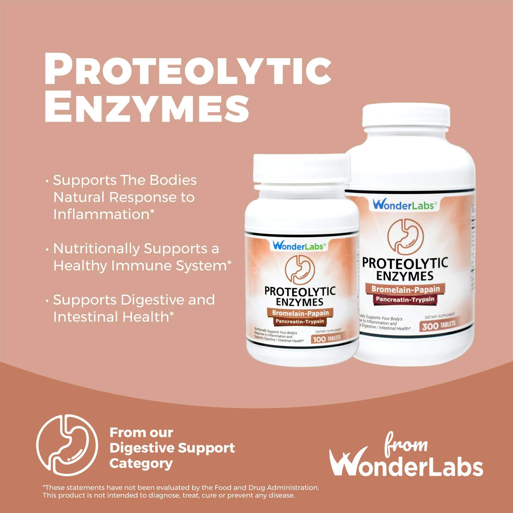 Proteolytic enzyme blend with Amylase and Lipase