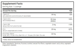 Ingredients include royal jelly, white willow bark extract, and slippery elm bark powder