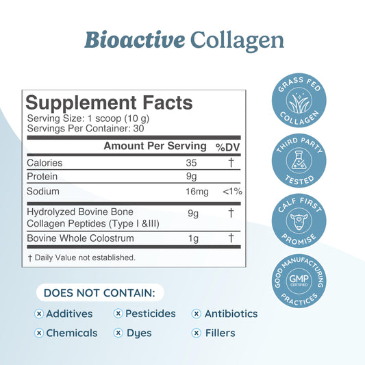 Dissolving WonderCow collagen powder in 8 oz of water