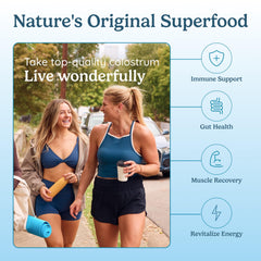Nutrition facts panel on WONDERCOW packaging