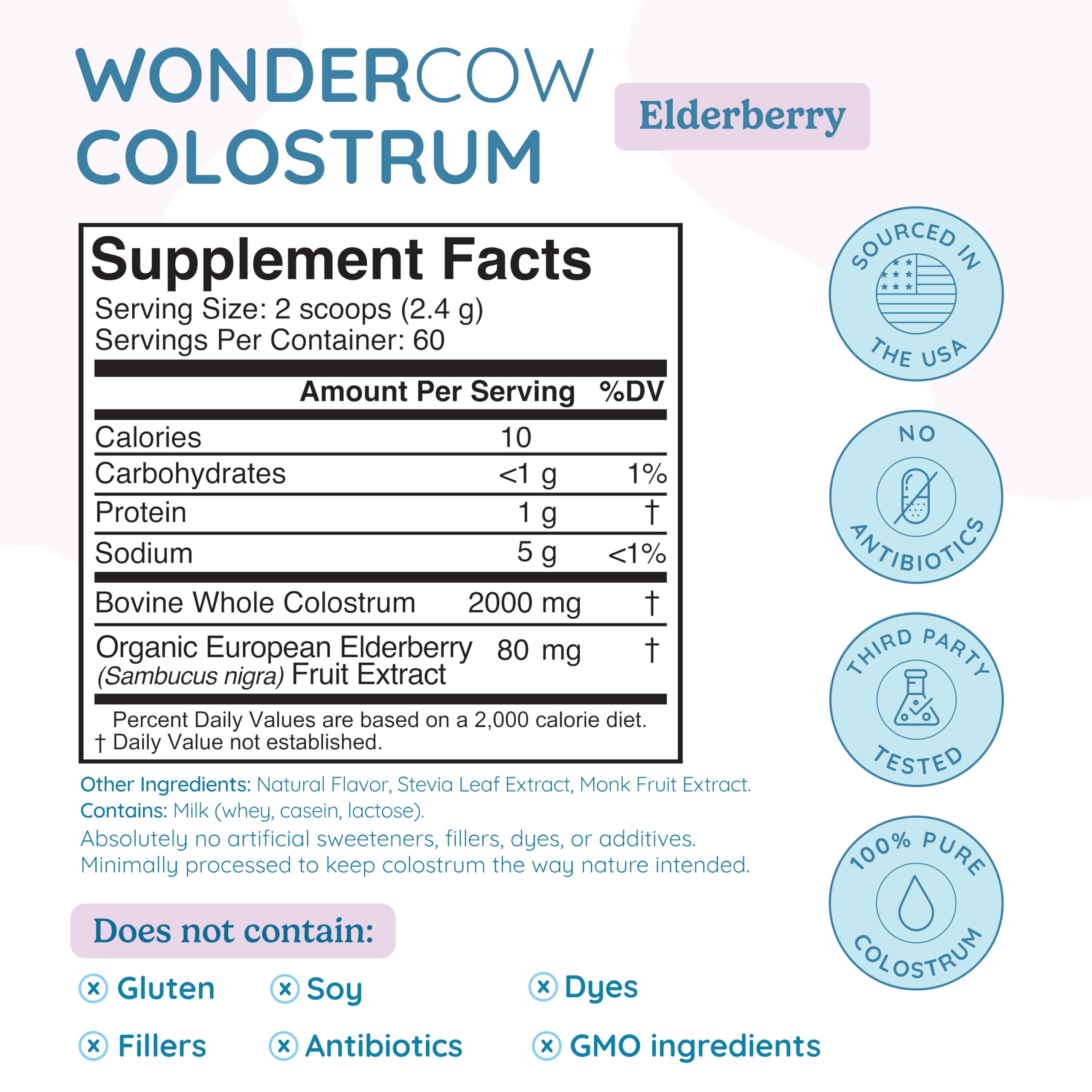 Powder being scooped for gut health benefits