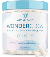 WONDERCOW WonderGlow hair skin nails vitamins bottle