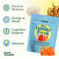 60-count resealable pouch packaging for WonderFocus gummies