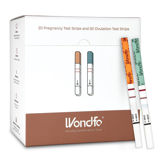 Wondfo kit cover featuring 50 LH and 20 HCG tests