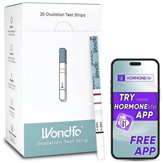 Wondfo Ovulation Test Strips 25-count kit front view