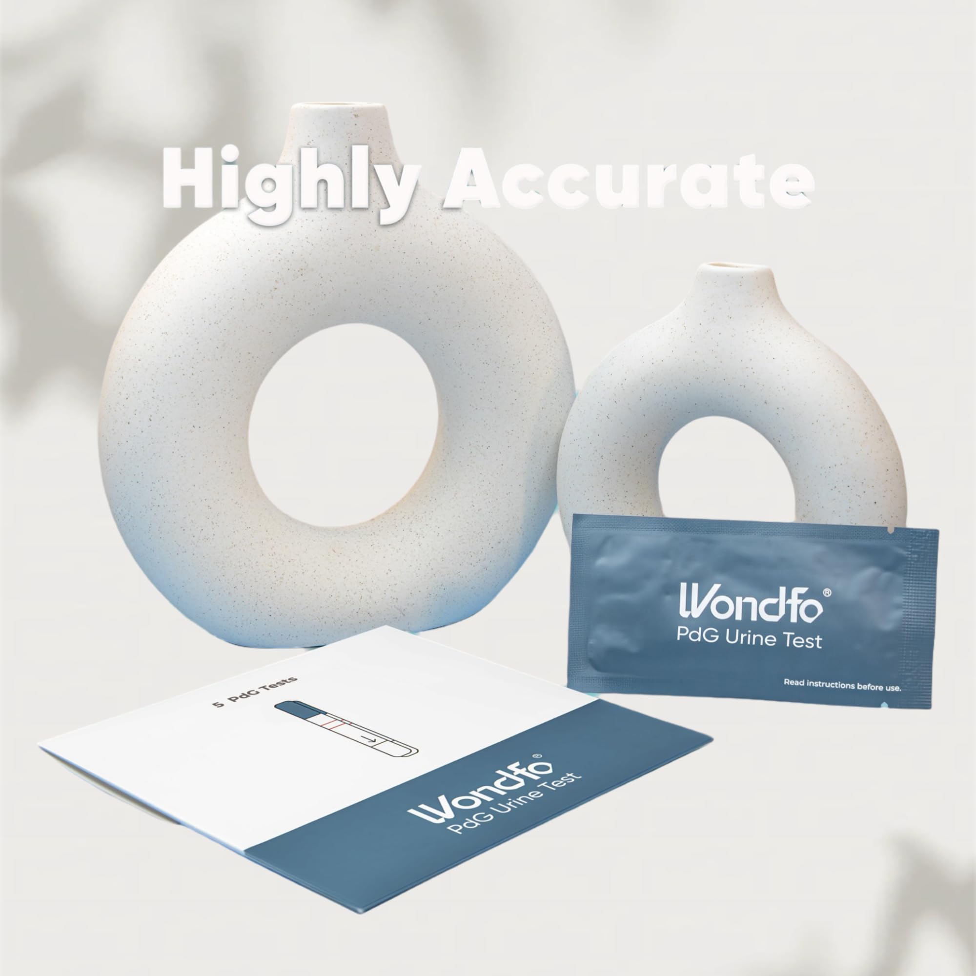 Hygienic packaging showing 5 PdG strips