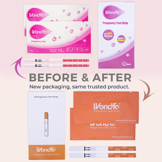 Individually wrapped Wondfo pregnancy test strip for hygiene