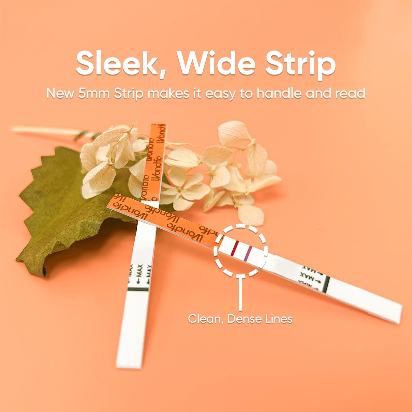 Individually sealed test strips for privacy