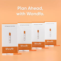 Sealed box of Wondfo test strips ready to ship