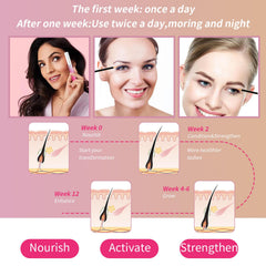 WONERBE Eyelash Serum before and after glimpse suggesting potential lash enhancement