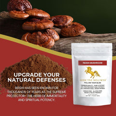 Wood-grown reishi harvest from Ganoderma source