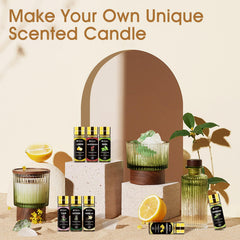Woodsy and floral aroma essential oils assortment