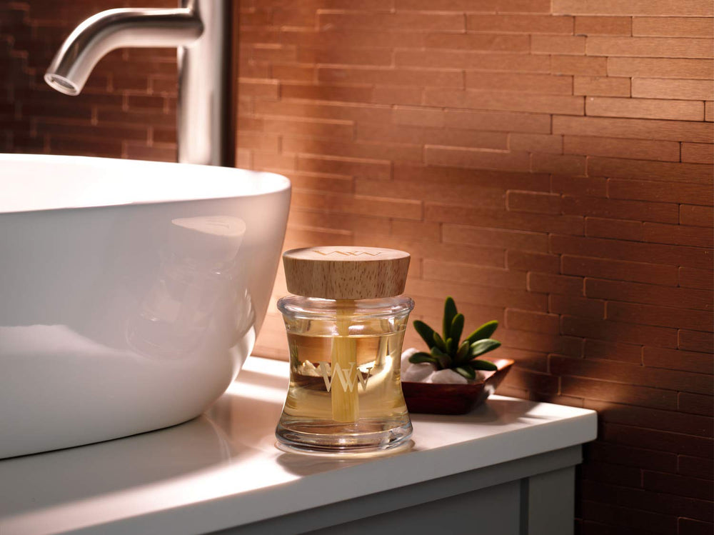 WoodWick Spill-Proof Diffuser fills a room with fragrance up to 60 days