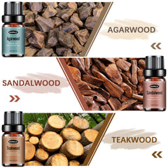 Cedarwood essential oil bottle 10ml from Woody Set