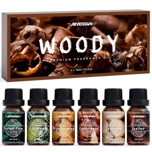 ARVIDSSON Woody Essential Oils Set bottle – Sandalwood scent