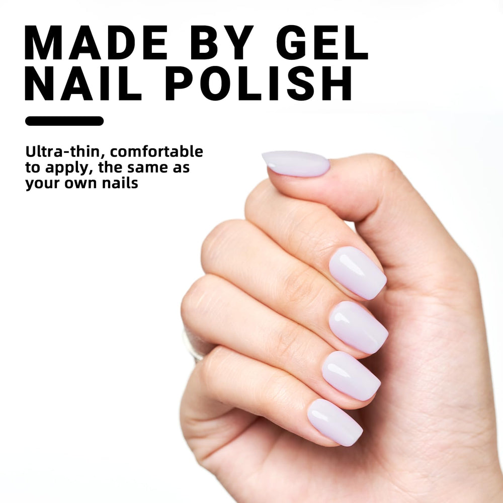 Wooyas adhesive tabs included for quick, secure DIY manicures