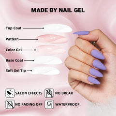 WOOYAS Cuticle stick and file for precise shaping and prep.