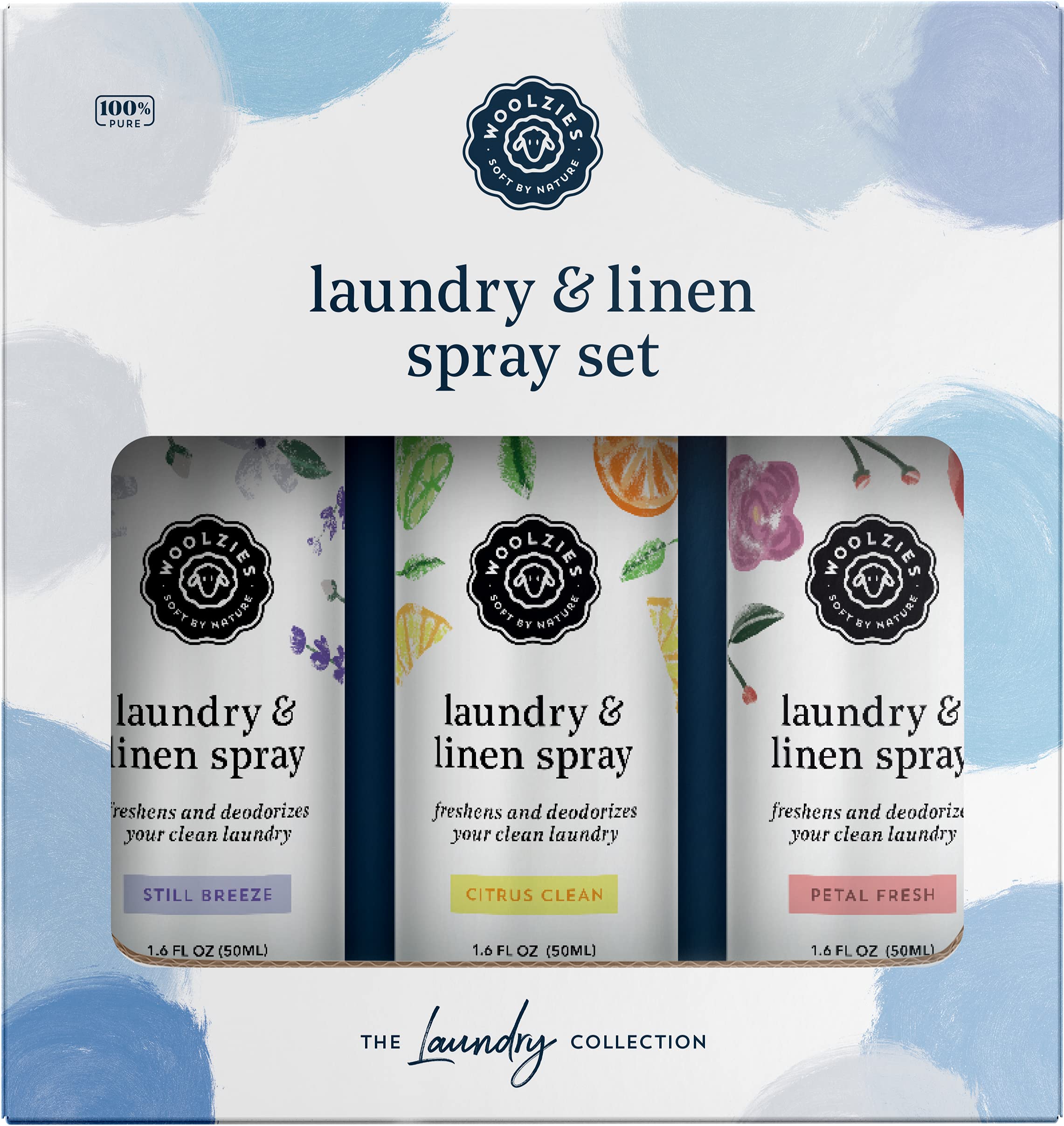 Still Breeze fragrance: lavender and jasmine linen spray bottle 50 ml