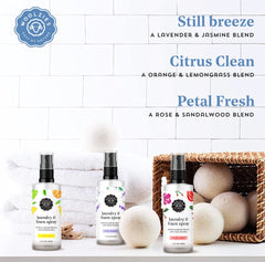 Natural room mist and fabric freshener usage on sheets, towels, and clothes