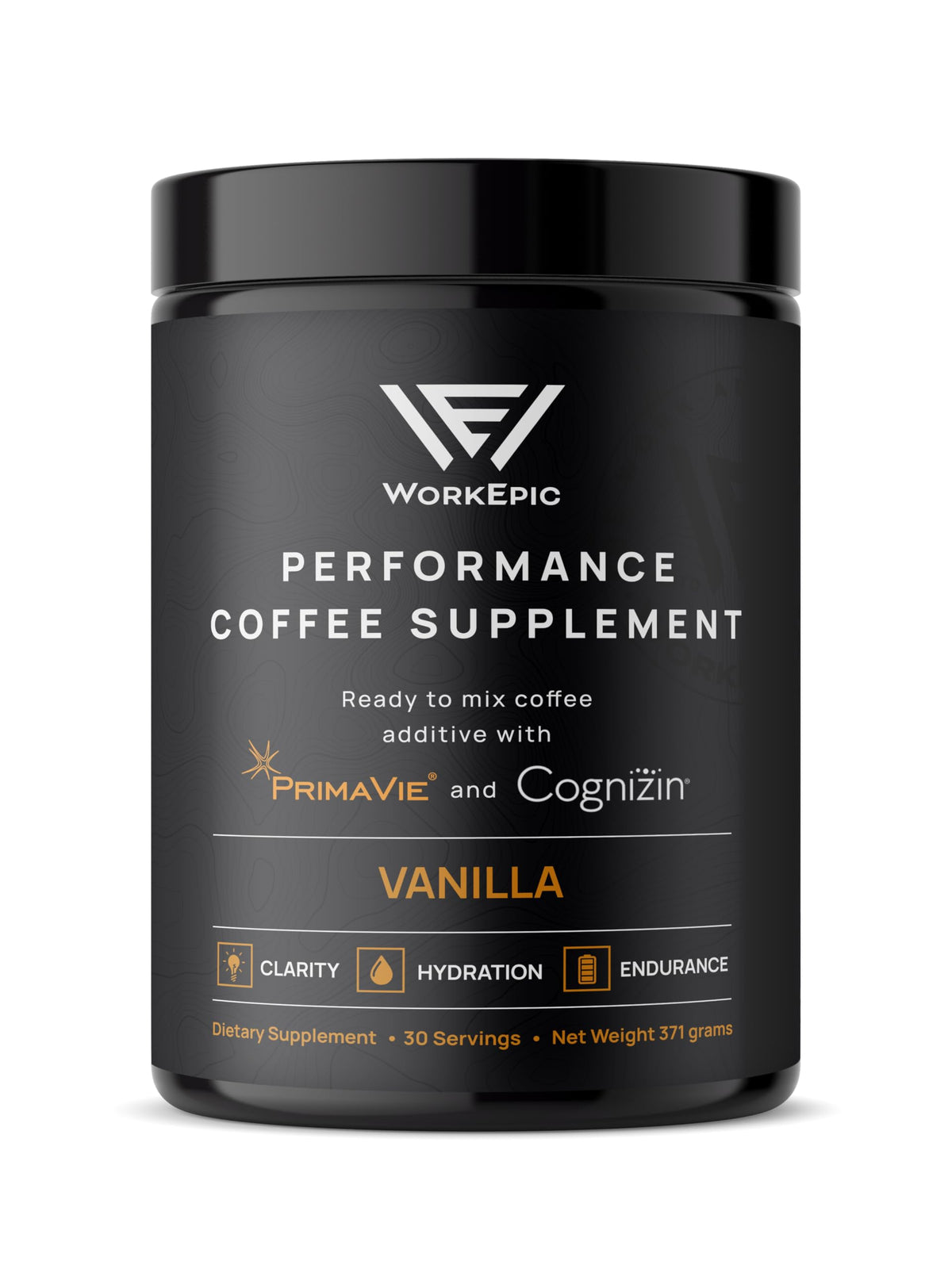 Hero image of WorkEpic Performance Coffee Supplement bottle