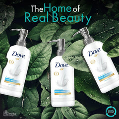 World Amenities Dove Hand Wash hand-application demonstrating smooth moisturizing foam.
