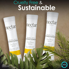 Soft silky hair texture after Nectar Squeeze Conditioner